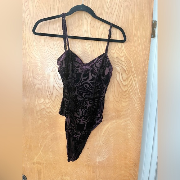 Chance velvet burn out bodysuit L - Picture 4 of 9